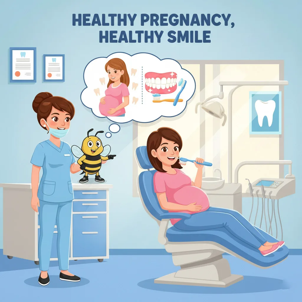 BluSky illustration of dental care during pregnancy