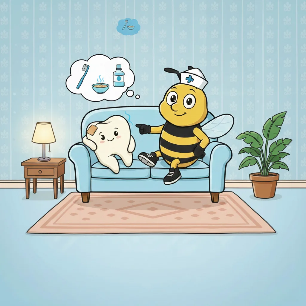 BluSky illustration of recovery after dental treatment