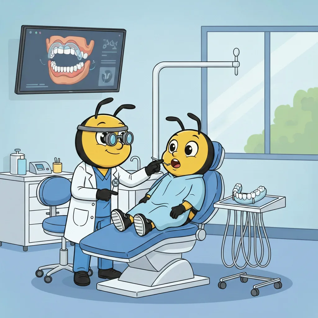 BluSky illustration of discussing an oral appliance