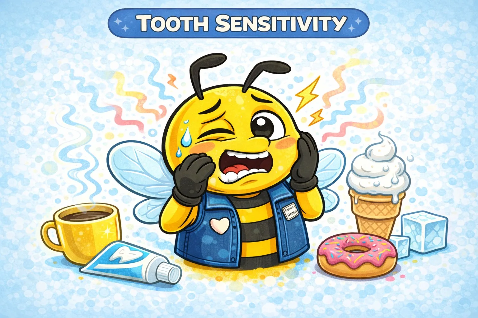 BluSky illustration of sensitivity to hot and cold foods