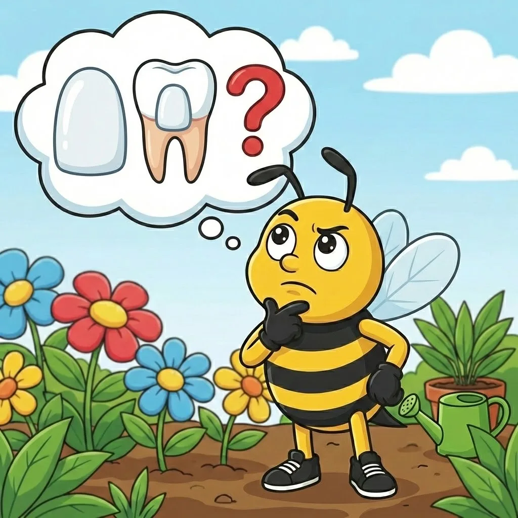 BluSky illustration of considering a veneer for a tooth